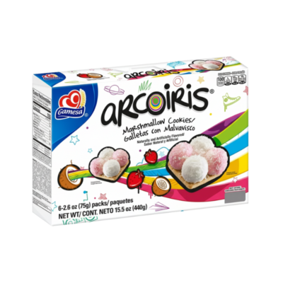 Gamesa Galleta Arcoiris/Rainbow Marshmallow Cookies 12/15.5 oz