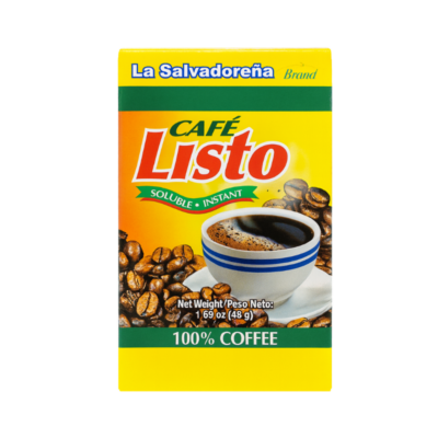 La Salvadoreña Café Listo (El Cafe Perfecto)/Instant Coffee (The Perfect Coffee) 6/48 g