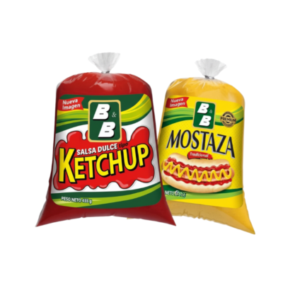 B&B Mixta Mostaza Tradicional y Ketchup/Ketchup and Mustard Combo 32/13.7 oz
