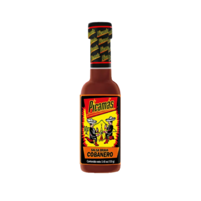 B&B Salsa Picamas Cobanero (Bote)/Hot Sauce 24/5.5 oz