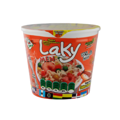 Laky Sopa Instantanea Camarón Picante/Spicy Shrimp Instant Soup 12/75 g