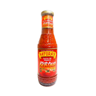 Naturas Ketchup Bote Vidrio Pequeño/Small Ketchup (Glass) 24/14 oz
