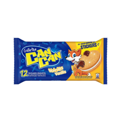 Can Can Galleta Vainilla/Vanilla Cookies 16/450 g