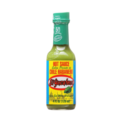 El Yucateco Chile Jalapeño Verde/Jalapeno Hot Sauce 12/4 oz