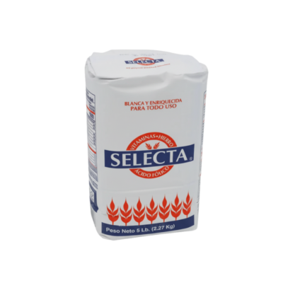 Selecta Harina Blanca/White Wheat Flour 8/5 Lbs