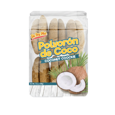 DMP Polvoron de Coco/Coconut Polvoron Cookie 12/12 oz
