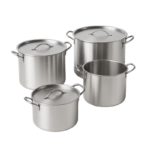 Imusa 40320 1 Set de Ollas/Stainless Steel Pot Set (8; 12; 16; 20 qt) 1/4 U