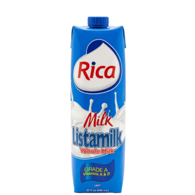 Rica Lecha Entera / ListaMilk (Caja) 12 / 1lt