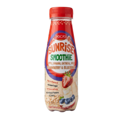 Pocas Sunrise Smoothie Strawberry & Blueberry 12 / 300 Ml10.1oz