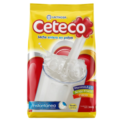 Ceteco Leche Entera En Polvo / Powdered Milk 24 / 360 g