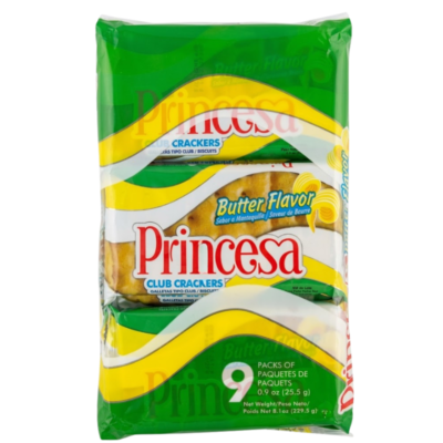 Princesa Galletas Mantequilla / Butter Crackers 24/8.1 oz (229.5 g)