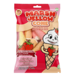 Josh Bosh Fresa Cono Marshmallow / Strawberry Jelly Filled Marshmallow Cone 24/3.53 oz