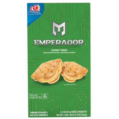 Gamesa Galleta Emperador Limon/Emperador Lemon Cookie 12/12.5 oz