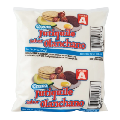 Crema Jutiquile Sabor Olanchano /Acidified Sour Cream 24/14 oz