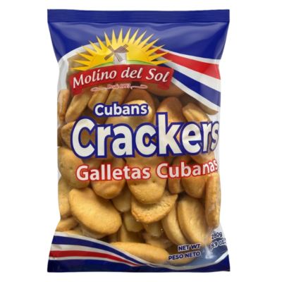 Molino del Sol Galletas Cubanas / Cuban Style Crackers 16 / 9.9 oz (280 g)