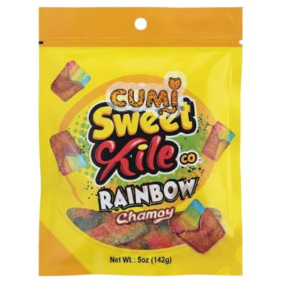 Cumi Xile Gomitas arcoiris con chamoy / Rainbow Chamoy Gummy 12/5 oz (142 g)
